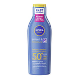 ASDA Nivea Protect & Moisture Lotion SPF 50+ Sun Protection Lotion 200ml- Buy online at McGrocer