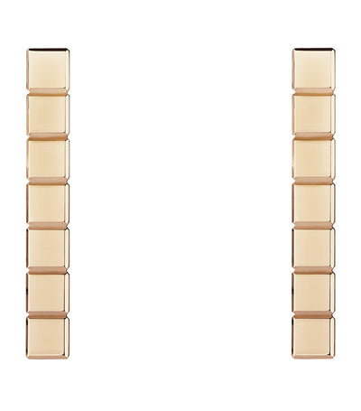 Harrods Chopard Ice Cube Rose Gold Earrings- Buy online at McGrocer