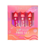 Superdrug Sunkissed Lip Dew Trio Gift Set 3x4.3ml- Buy online at McGrocer