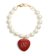 Harrods Valentino Garavani Coeur Royal Beaded Bracelet- Buy online at McGrocer