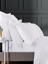 Next Bedeck Of Belfast White 1000 Thread Count Cotton Sateen Fitted Sheet- Buy online at McGrocer