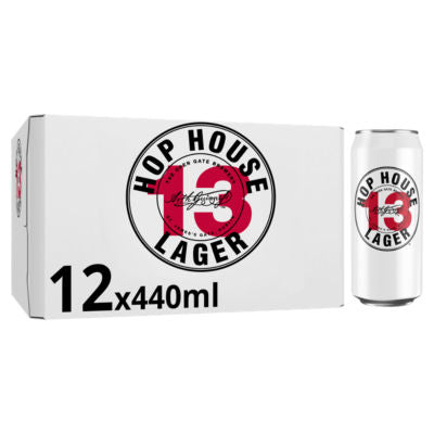 ASDA Guinness Hop House 13 Lager Beer 12 x 440ml Can- Buy online at McGrocer