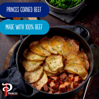 ASDA Princes Reduced Salt Corned Beef 340G- Buy online at McGrocer