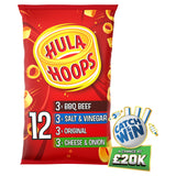 ASDA Hula Hoops Variety Multipack Crisps 12 Pack- Buy online at McGrocer