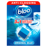 ASDA Bloo 3in1 Anti-Clogging Toilet Block Original Blue 50g- Buy online at McGrocer