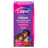 M&S Calpol Infant Oral Suspension Strawberry 2+ Months Pain Relief Medicine 100ml- Buy online at McGrocer
