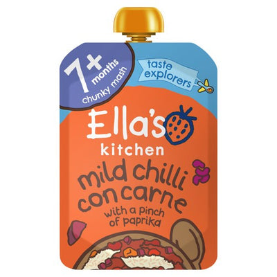 M&S Ella's Kitchen Beef Chilli Con Carne Baby Food Pouch 7+ Months 130g- Buy online at McGrocer