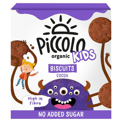 M&S Piccolo Organic Kids Cocoa Biscuits Oat Biscuits 100g- Buy online at McGrocer