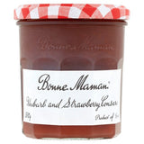 M&S Bonne Maman Strawberry Rhubarb Conserve Fruit Spread 370g- Buy online at McGrocer