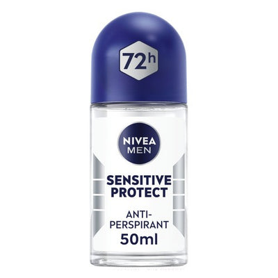 M&S Nivea Men Sensitive Protect Anti-Perspirant Deodorant Roll-On 50ml- Buy online at McGrocer