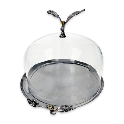fortnum Culinary Concepts Cake Stand with Glass Dome- Buy online at McGrocer