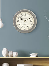 Next Brookpace Lascelles Grey Classic Wall Clock with Arabic Numbers 32cm Diameter- Buy online at McGrocer