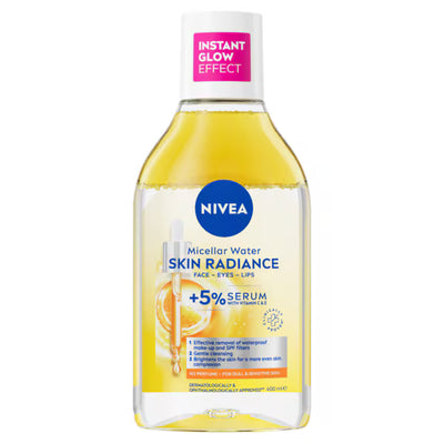 Superdrug NIVEA Brightening Micellar Water +5% Serum Cleanser 400ml- Buy online at McGrocer