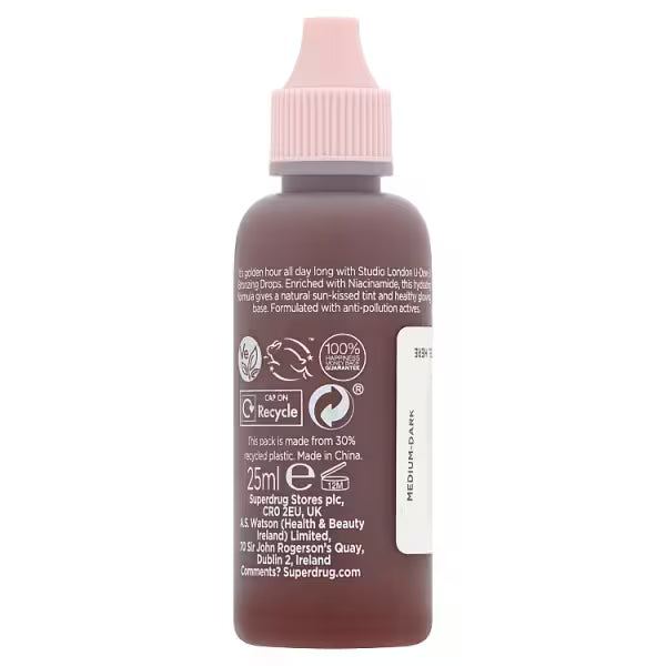 Studio London U Dew U Bronzing Drops Medium-Dark (British brand)