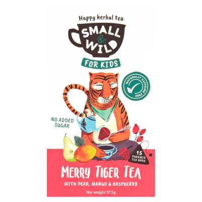 M&S Small & Wild Merry Tiger Kids Herbal Tea 15 Tea Bags- Buy online at McGrocer