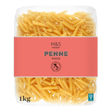 M&S M&S Penne Durum Wheat Pasta 1kg- Buy online at McGrocer