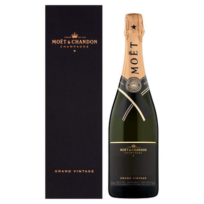 M&S Moet & Chandon Grand Vintage 2016 Extra Brut Champagne Gift Box 75cl- Buy online at McGrocer