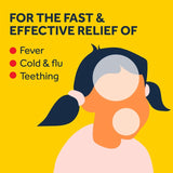 Nurofen Baby fever and pain relief Strawberry liquid suspension 100ml, imported from the UK