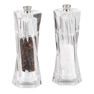 M&S Cole & Mason Aldeburgh Salt & Pepper Mill Set, 14cm- Buy online at McGrocer