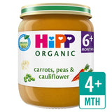 M&S HiPP Organic Carrots, Peas and Cauliflower Baby Food 125g- Buy online at McGrocer