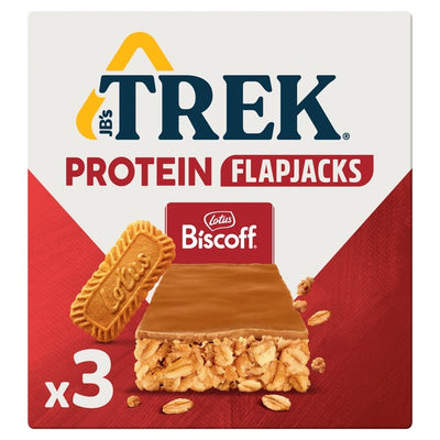 M&S Trek Biscoff Protein Flapjack Bars Multipack 3 x 50g- Buy online at McGrocer