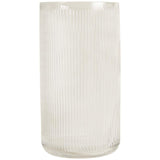 M&S M&S Collection Glass Ribbed Vase- Buy online at McGrocer
