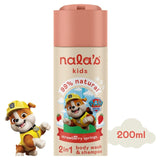 Nala's Baby children's 2in1 wash and shampoo Strawberry Springs 200ml, imported from the UK