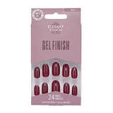 Superdrug Elegant Touch False Nails Black Cherry Press-On Kit- Buy online at McGrocer