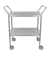 Harrods Kaymet Rubber Grip Two-Tiered Food Serving Trolley- Buy online at McGrocer