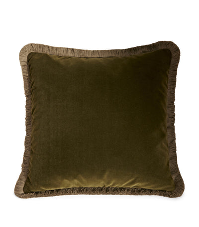 Harrods Soho Home Velvet Margeaux Decorative Cushion 50cm x 50cm- Buy online at McGrocer