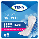 ASDA Tena Discreet Maxi Incontinence Pads 6 Pack- Buy online at McGrocer