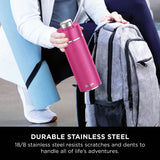 Ninja Thirsti Hot Pink travel bottle 530ml, imported from the UK