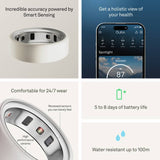 Oura Cloud ceramic smart ring size 4, imported from the UK