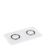 Harrods Lalique Feuilles Grinder Tray for Salt and Pepper Grinders- Buy online at McGrocer