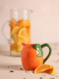 Widdop orange jug height 13cm - British product