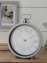 Next Stone Pretty Vintage Mantel Clock 25cm x 25cm x 4cm- Buy online at McGrocer
