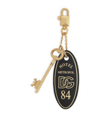 Harrods Dolce&Gabbana Leather Logo Keyring- Buy online at McGrocer
