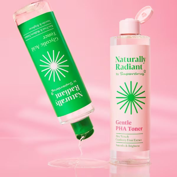 Naturally Radiant glycolic acid toner 300ml, imported from the UK