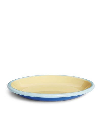 Harrods Enamel Plate in Assorted Bright Colours 18cm- Buy online at McGrocer