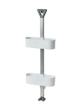 Showerdrape White Elements shower caddy, UK version