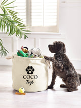 Next Loveabode Personalised Dog Toy Storage Trug Cream 50 Litre- Buy online at McGrocer