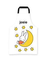 Next Star Editions Personalised 100% Cotton Miffy Shining Bright White Apron- Buy online at McGrocer