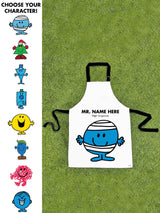 Next Star Editions Mr Men Personalised Children's Cotton Apron 60cm x 40cm- Buy online at McGrocer