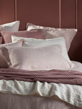 Next Secret Linen Store Vintage Rose Sid Stripe 100% Linen Pillowcase Standard- Buy online at McGrocer