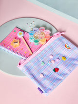 Next Blue/Pink Flower Power Bracelet Making Stationery Set- Buy online at McGrocer
