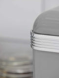 Swan Grey Retro Bread Bin 35cm width (British brand)