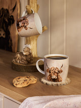 Next Hamish The Highland Cow Set of 2 Porcelain Mugs- Buy online at McGrocer