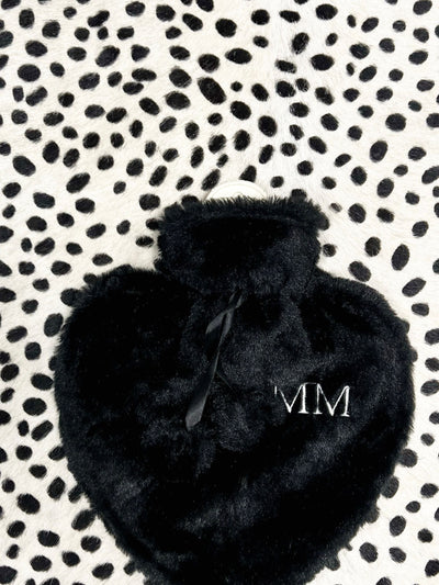 McGrocer Solesmith Love Heart Monogrammed Hot Water Bottle- Buy online at McGrocer