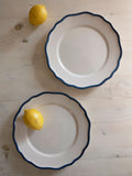 Laura Ashley Blue Set of 2 Hedingham 27cm Dinner Plates