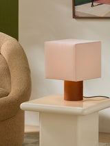 Next MADE.COM Tiana Table Lamp Cream/Rust- Buy online at McGrocer
